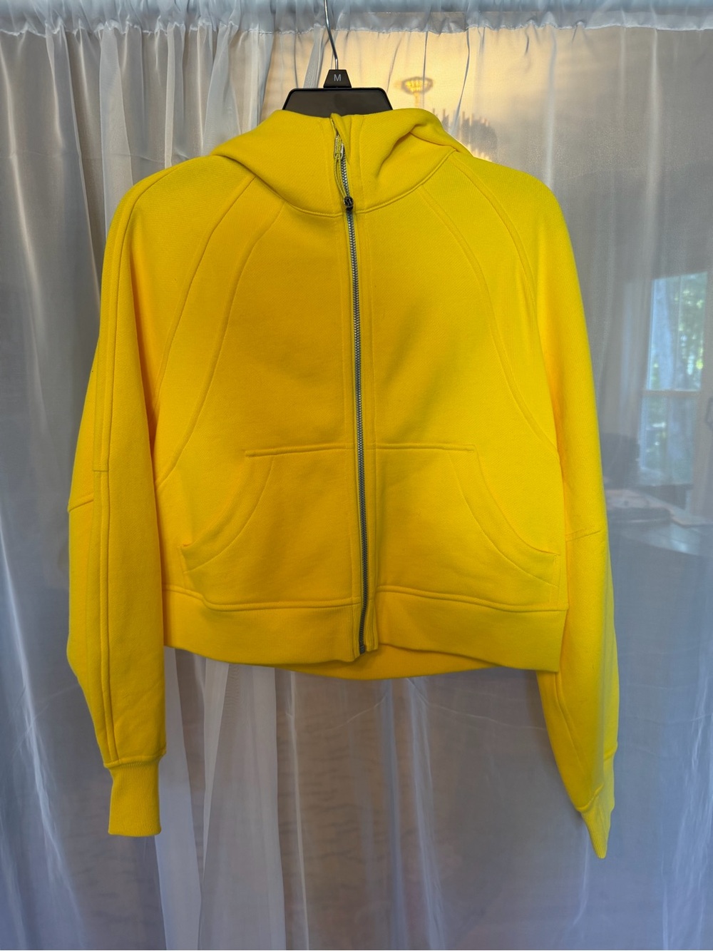 Lululemon athletica Yellow Zip-Up Scuba Jacket - Women